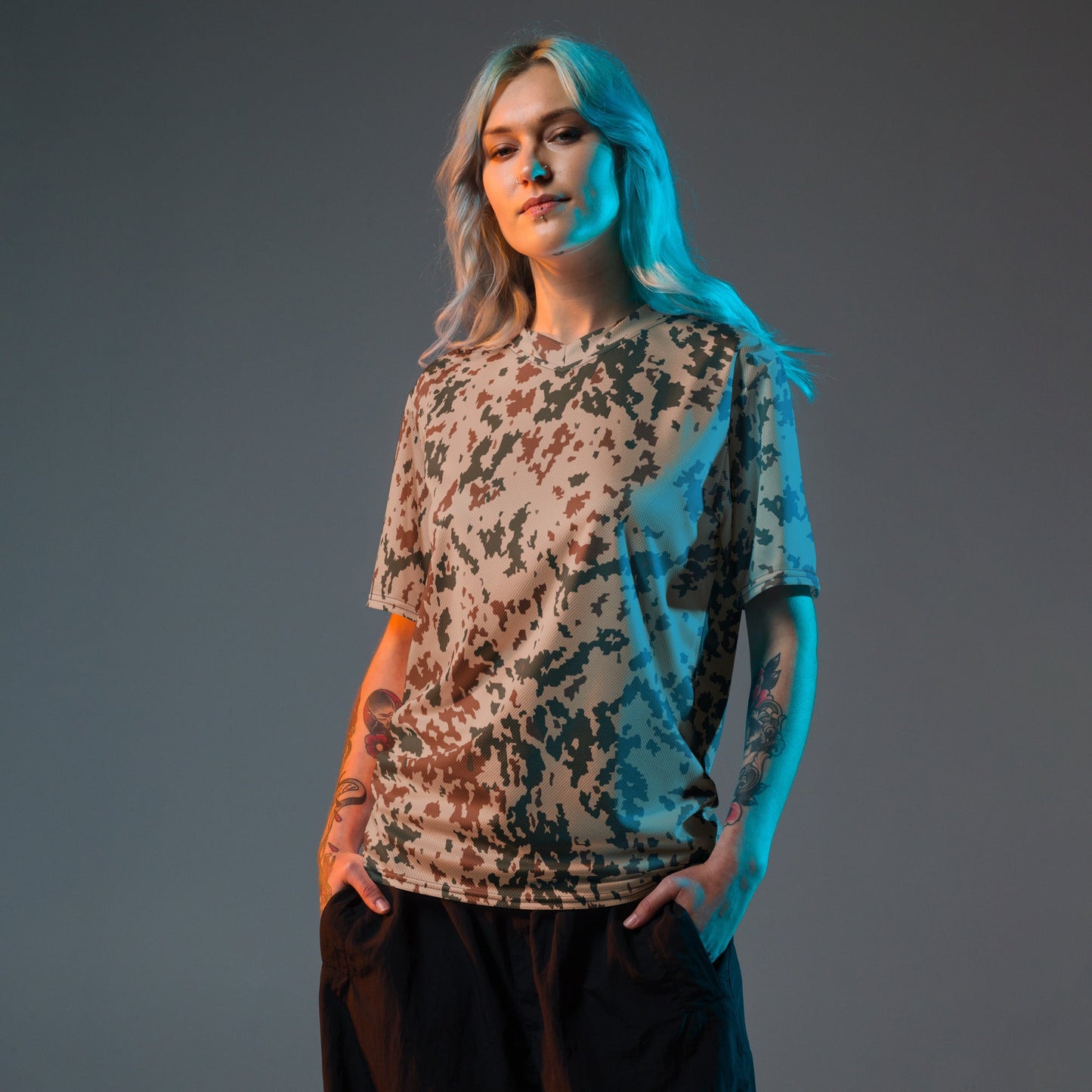 Finnish Hellepuku Desert CAMO unisex sports jersey Sports Jerseys