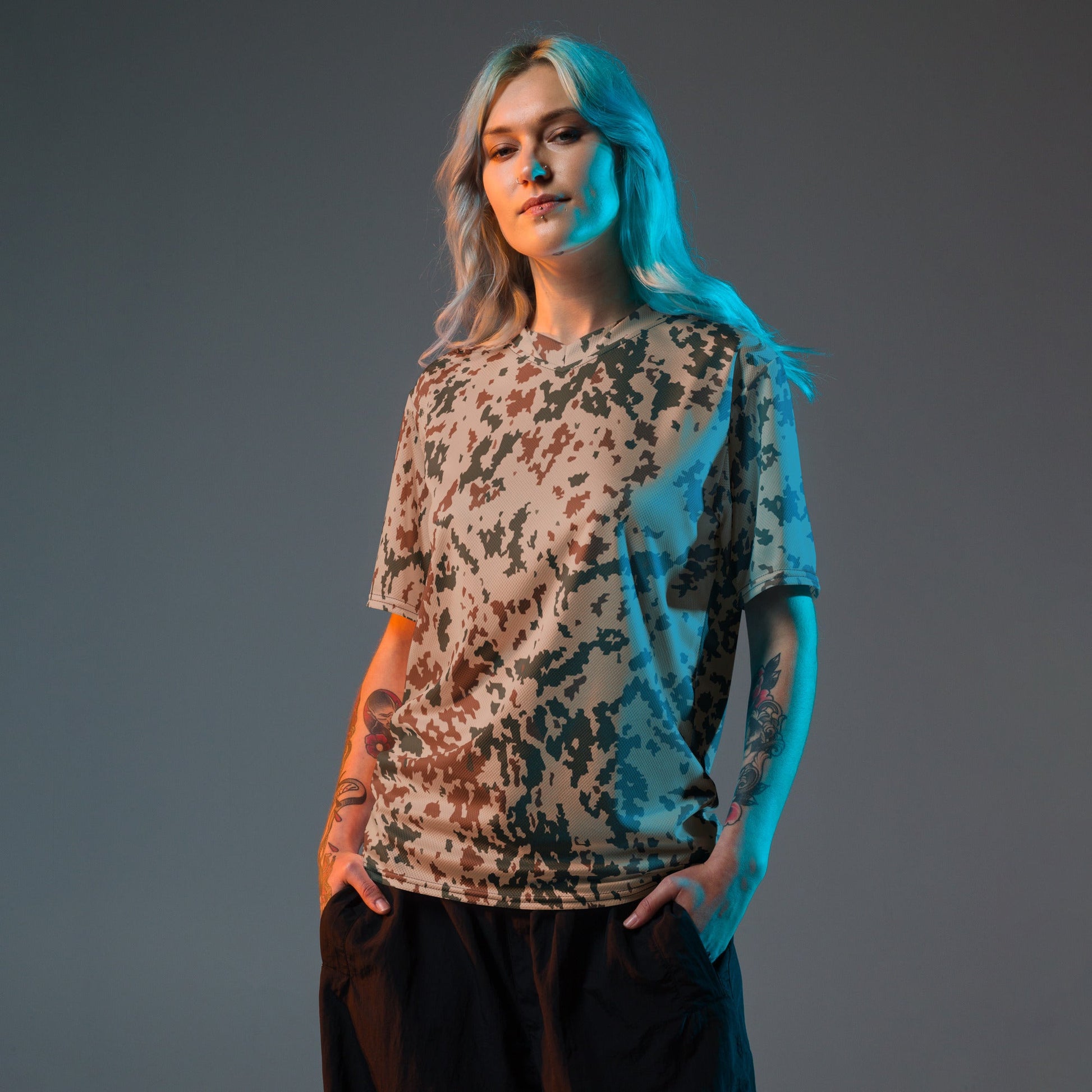 Finnish Hellepuku Desert CAMO unisex sports jersey Sports Jerseys