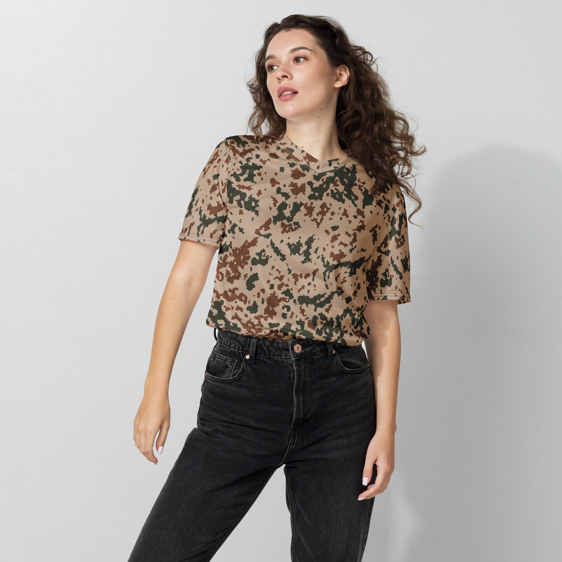 Finnish Hellepuku Desert CAMO unisex sports jersey Sports Jerseys