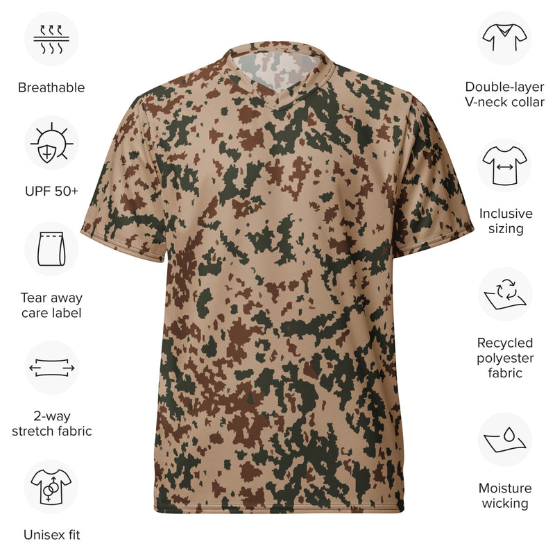 Hellepuku Desert CAMO Unisex Sports Jersey