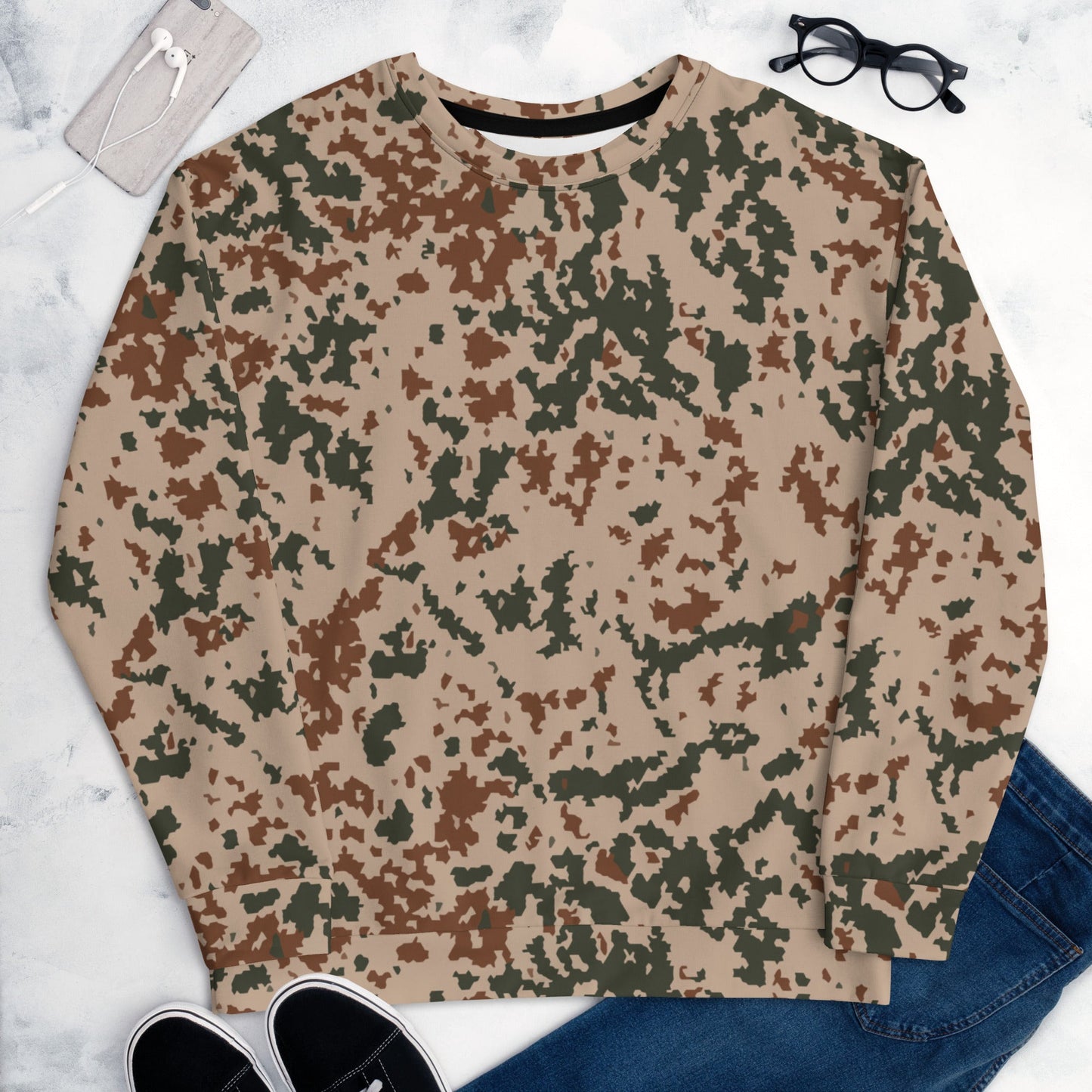 Finnish Hellepuku Desert CAMO Unisex Sweatshirt - Sweatshirts