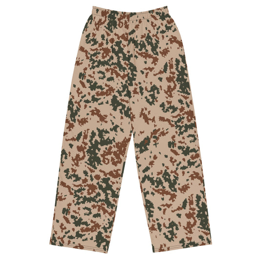 Finnish Hellepuku Desert CAMO unisex wide-leg pants - 2XS - Wide-leg Pants
