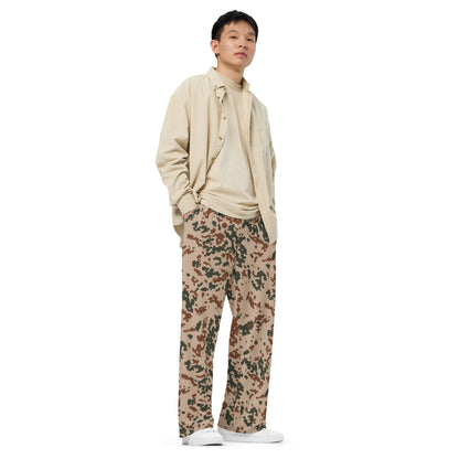 Finnish Hellepuku Desert CAMO unisex wide-leg pants - Wide-leg Pants