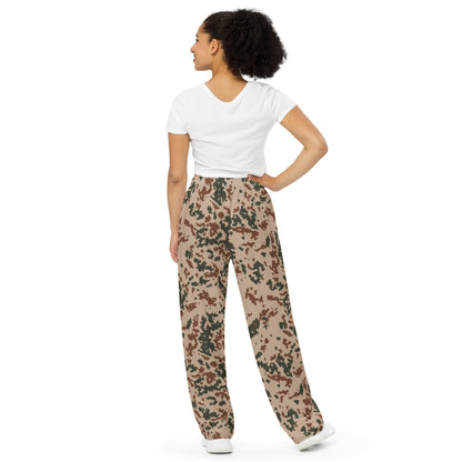 Finnish Hellepuku Desert CAMO unisex wide-leg pants - Wide-leg Pants
