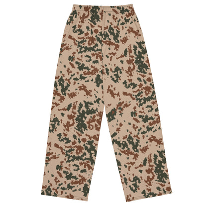 Finnish Hellepuku Desert CAMO unisex wide-leg pants - Wide-leg Pants
