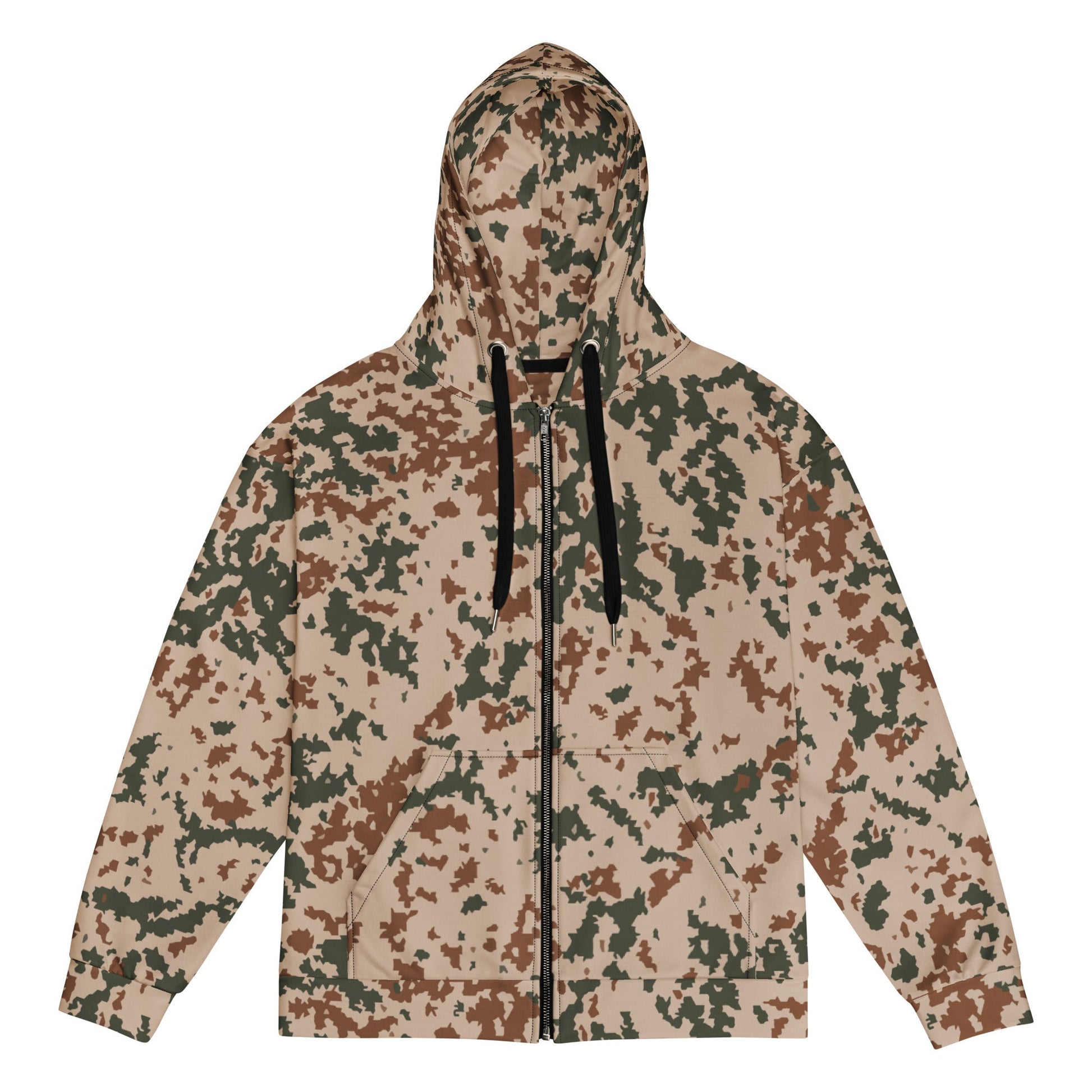 Finnish Hellepuku Desert CAMO Unisex Zip Hoodie - 2XS