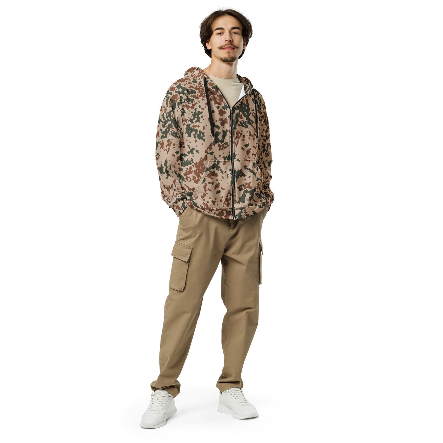 Finnish Hellepuku Desert CAMO Unisex Zip Hoodie