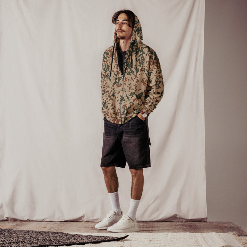 Hellepuku Desert CAMO Unisex Zip Hoodie