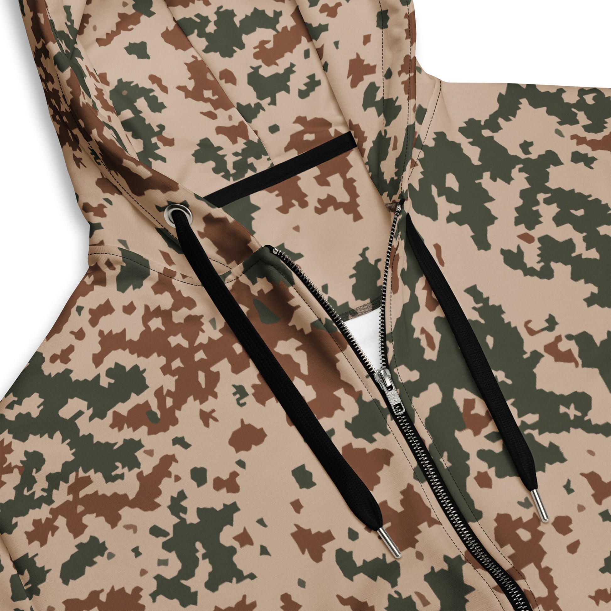 Finnish Hellepuku Desert CAMO Unisex Zip Hoodie