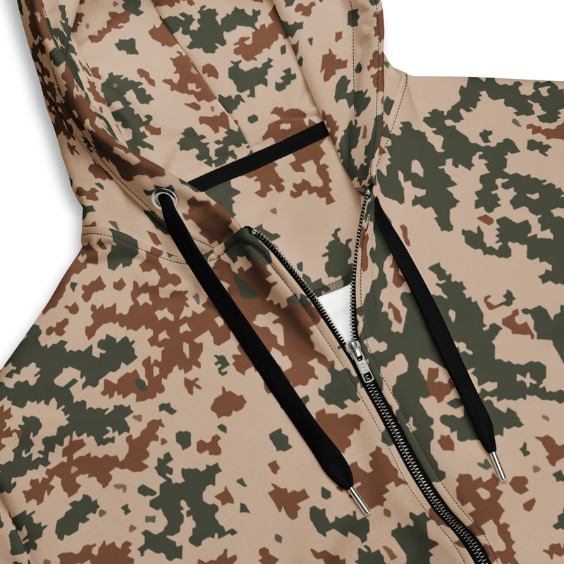 Hellepuku Desert CAMO Unisex Zip Hoodie