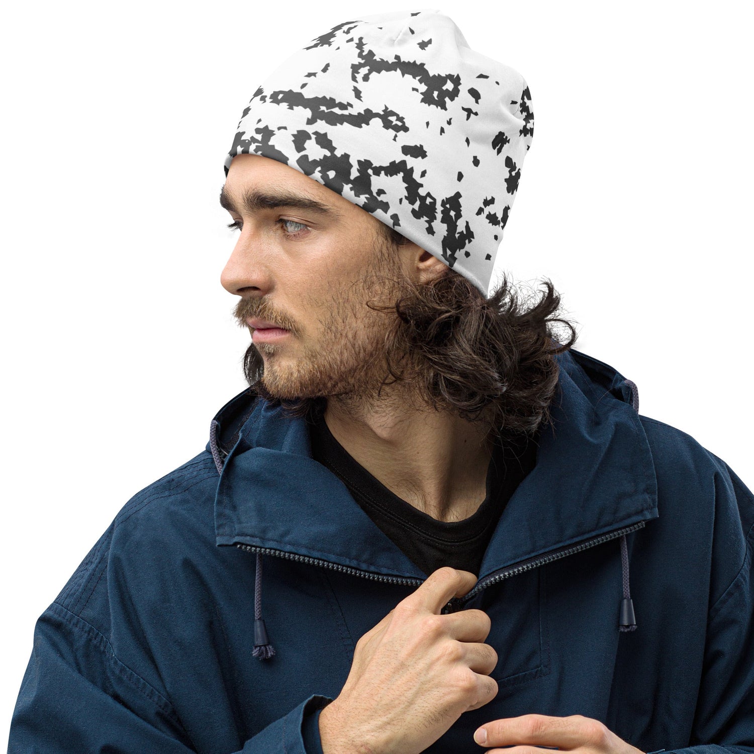 Finnish Lumikuvio Snow CAMO Beanie - S