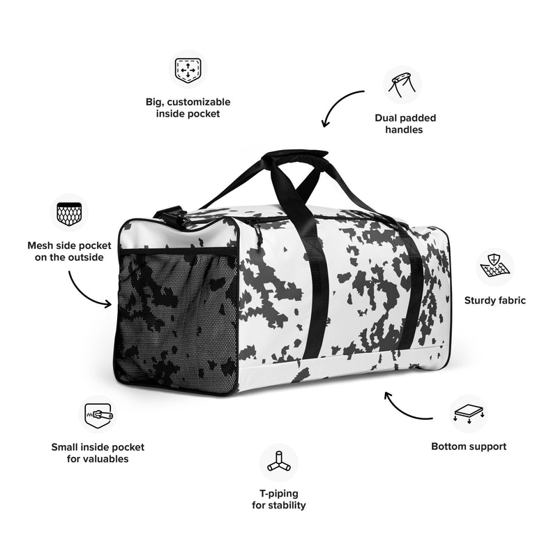 Lumikuvio Snow CAMO Duffle Bag