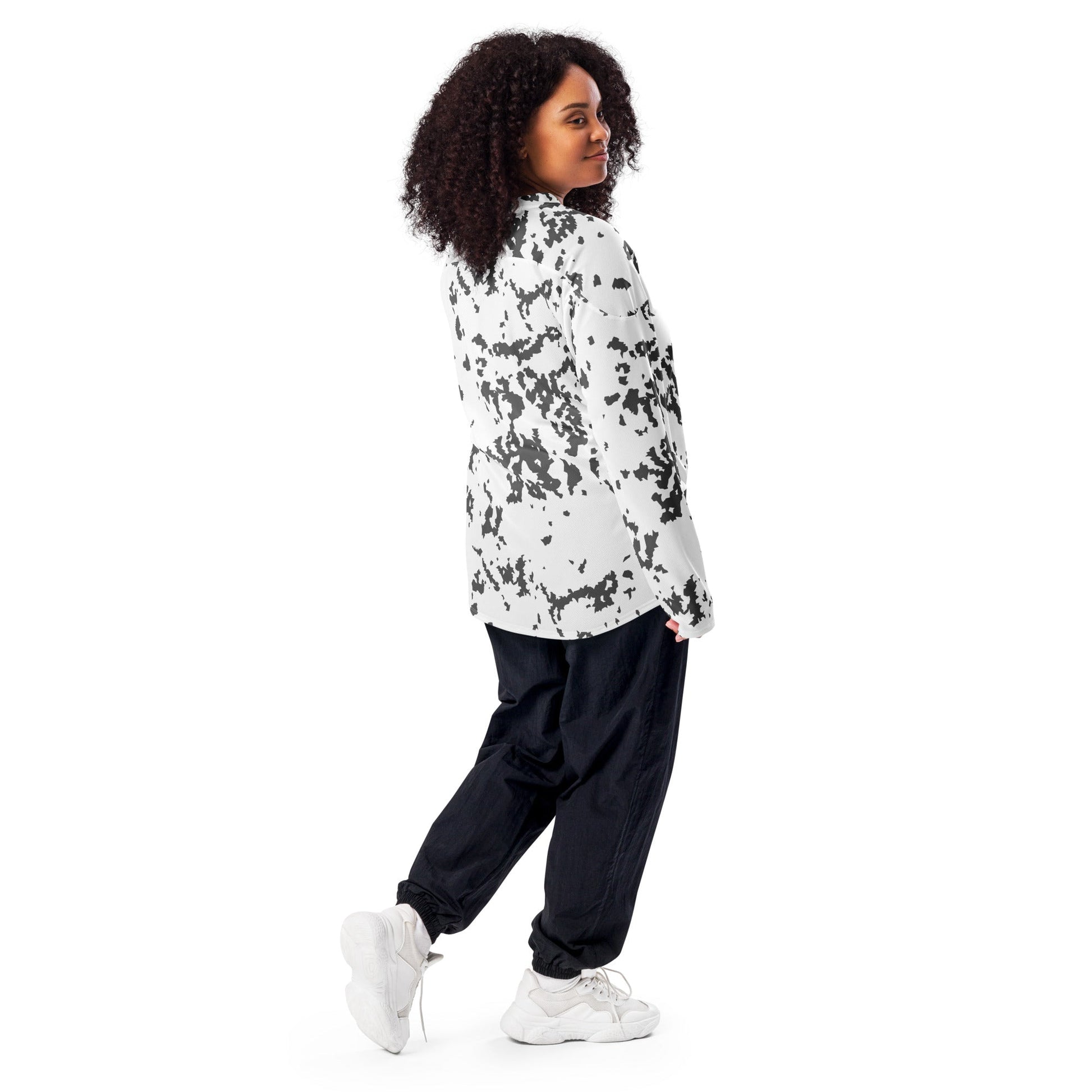 Finnish Lumikuvio Snow CAMO hockey fan jersey Hockey Jerseys