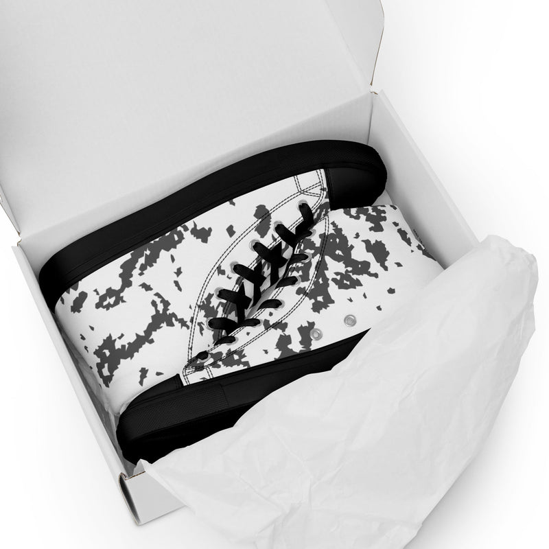 Lumikuvio Snow CAMO Mens High-Top Canvas Shoes