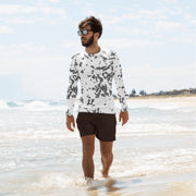 Lumikuvio Snow CAMO Mens Long-Sleeve Rash Guard - XS