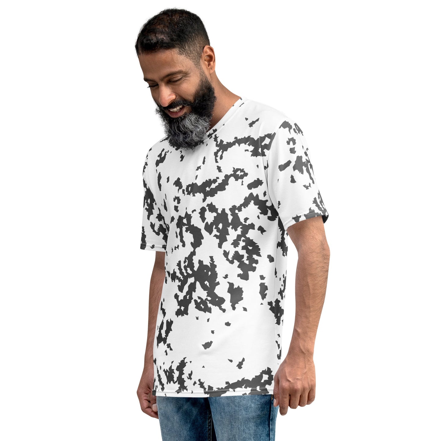 Finnish Lumikuvio Snow CAMO Mens t-shirt - T-Shirts