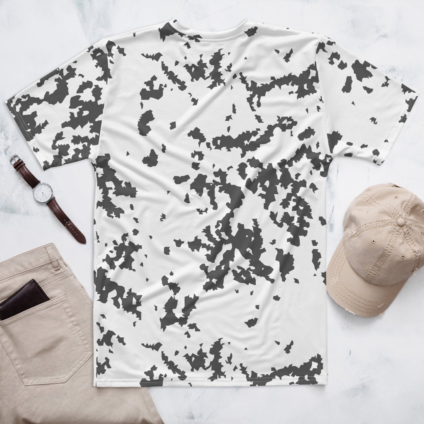 Finnish Lumikuvio Snow CAMO Mens t-shirt - T-Shirts