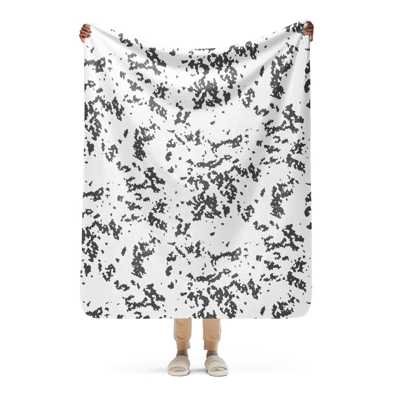 Lumikuvio Snow CAMO Sherpa Blanket - 50″×60″