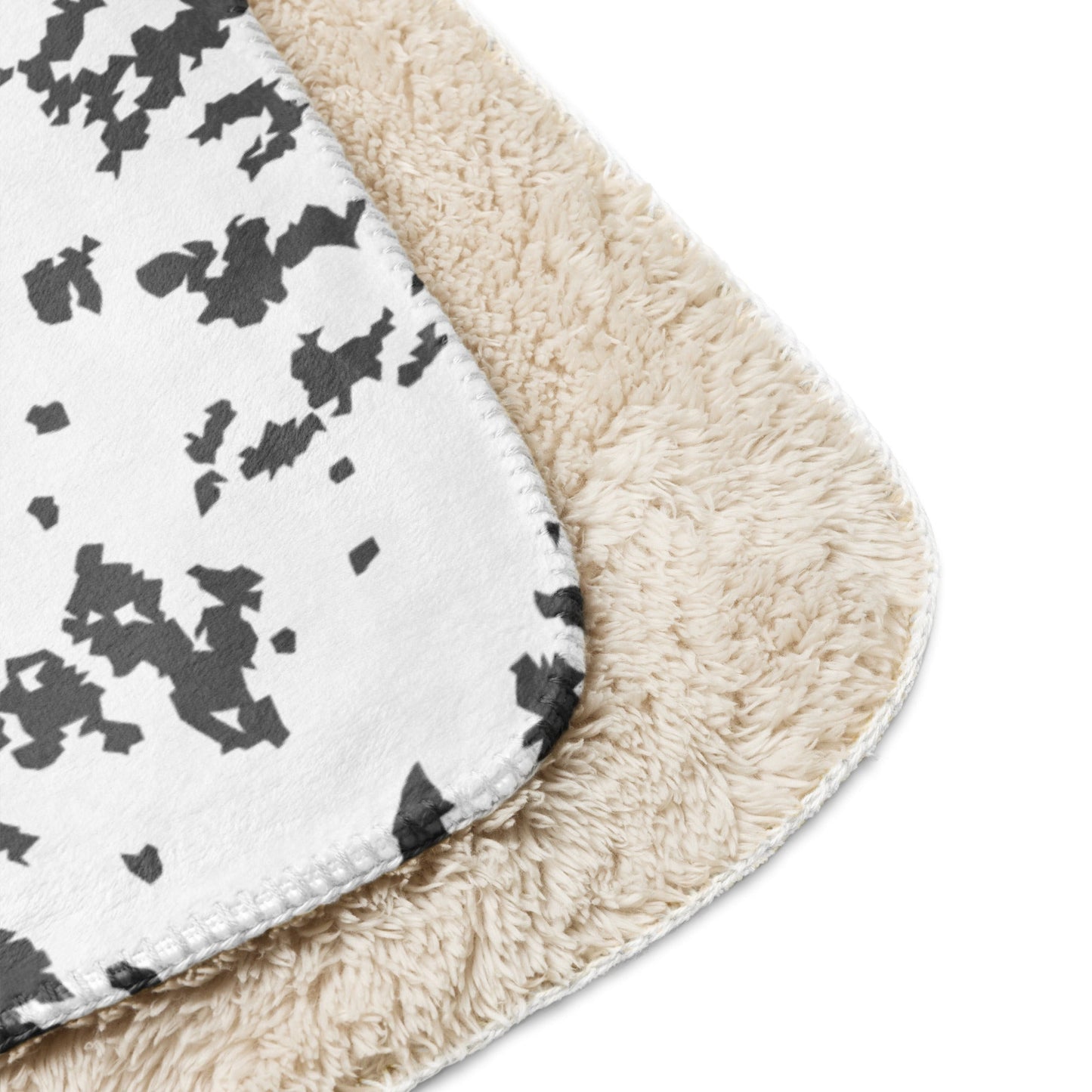 Finnish Lumikuvio Snow CAMO Sherpa blanket - Blankets