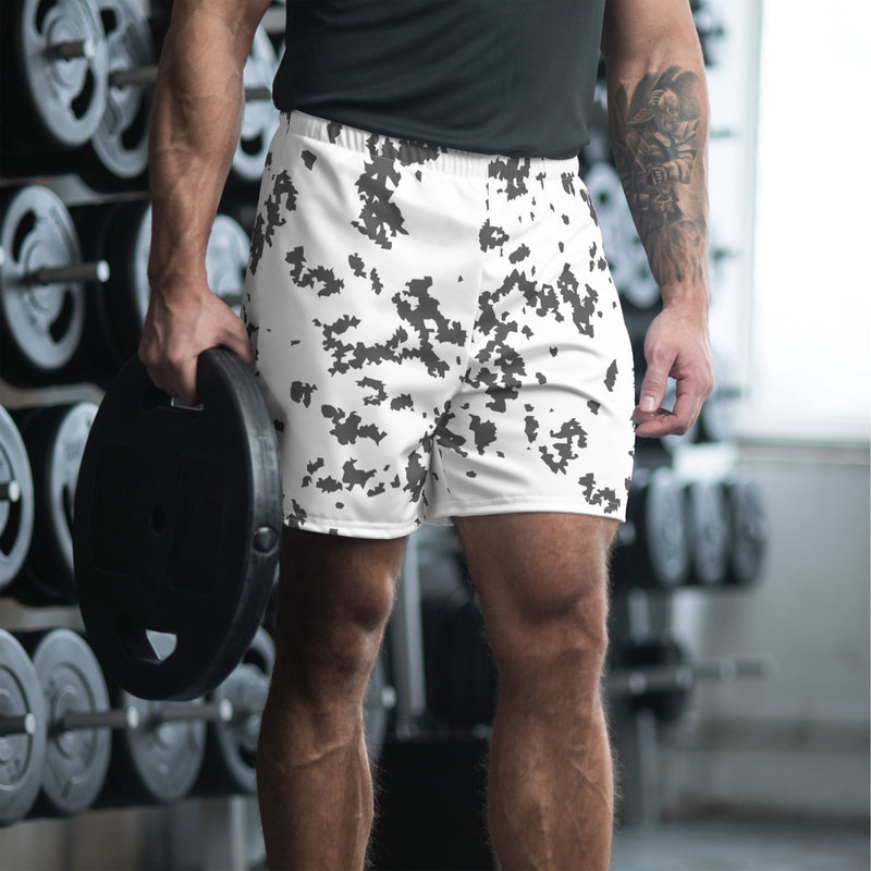 Lumikuvio Snow CAMO Unisex Athletic Long Shorts - XS