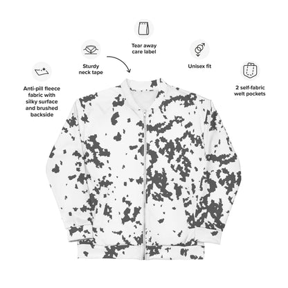 Finnish Lumikuvio Snow CAMO Unisex Bomber Jacket - Jackets