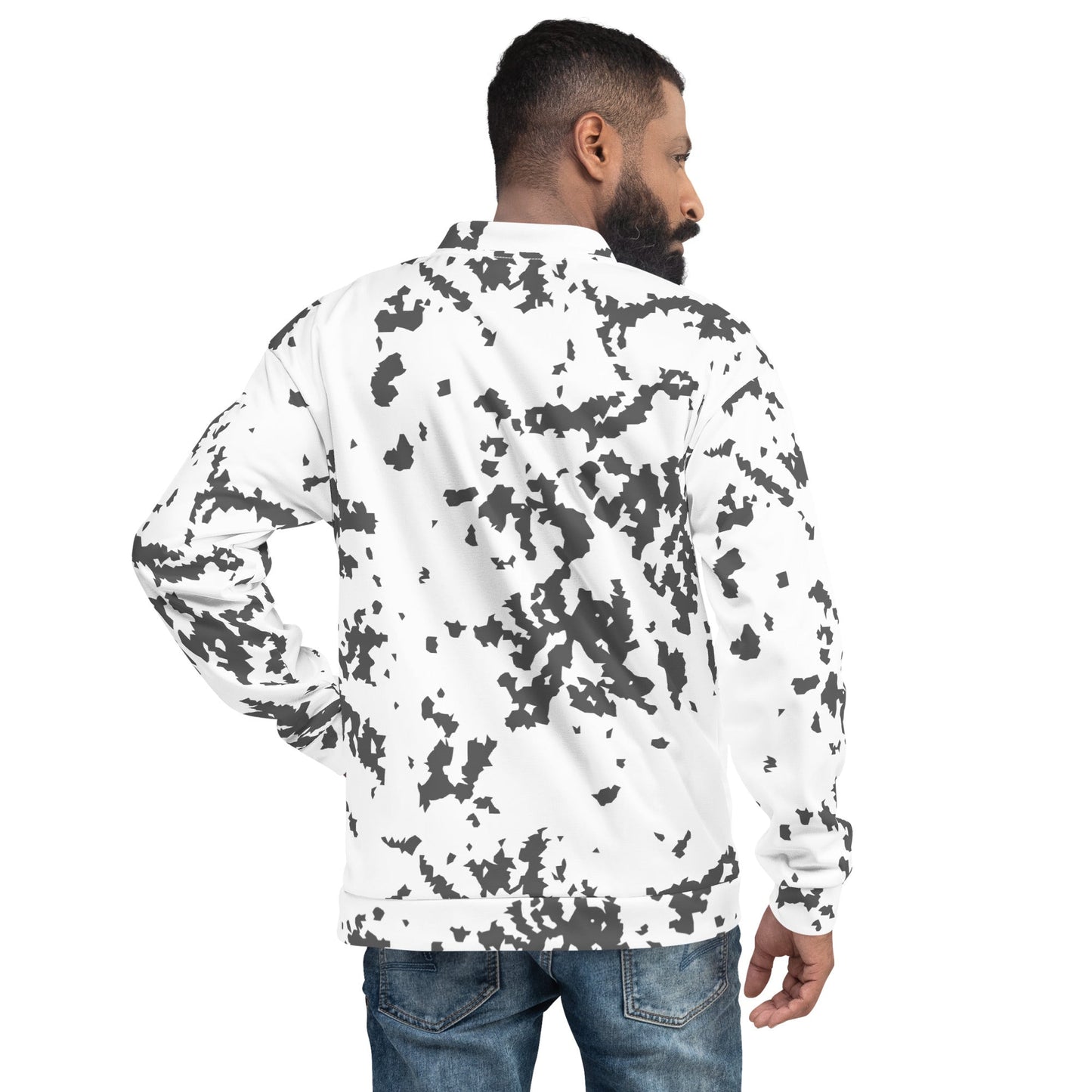 Finnish Lumikuvio Snow CAMO Unisex Bomber Jacket - Jackets