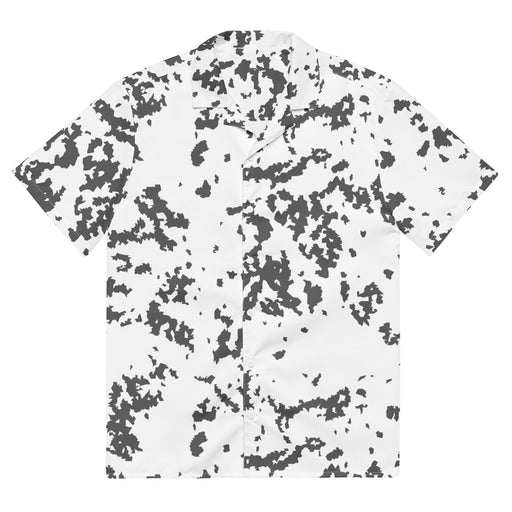 Lumikuvio Snow CAMO Unisex Short-Sleeve Button Shirt - 2XS - Button-Up