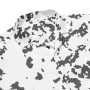 Lumikuvio Snow CAMO Unisex Short-Sleeve Button Shirt - Button-Up