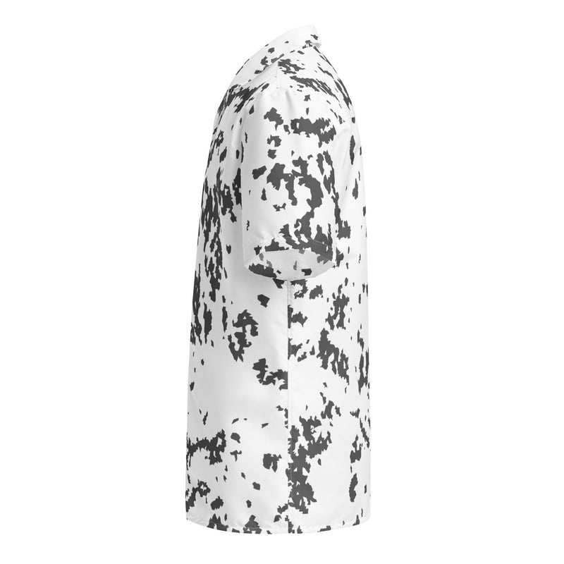 Lumikuvio Snow CAMO Unisex Short-Sleeve Button Shirt - Button-Up