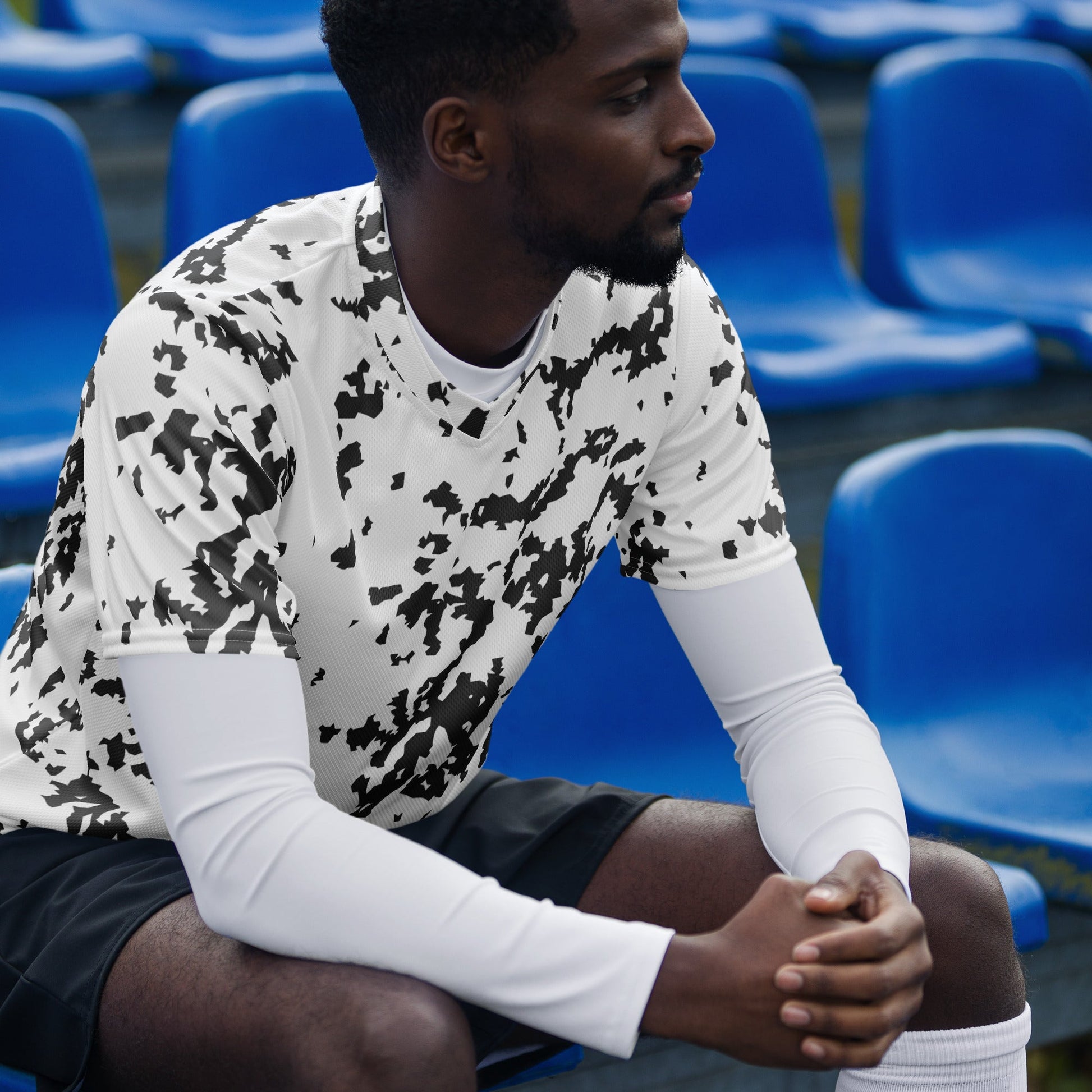 Finnish Lumikuvio Snow CAMO unisex sports jersey Sports Jerseys