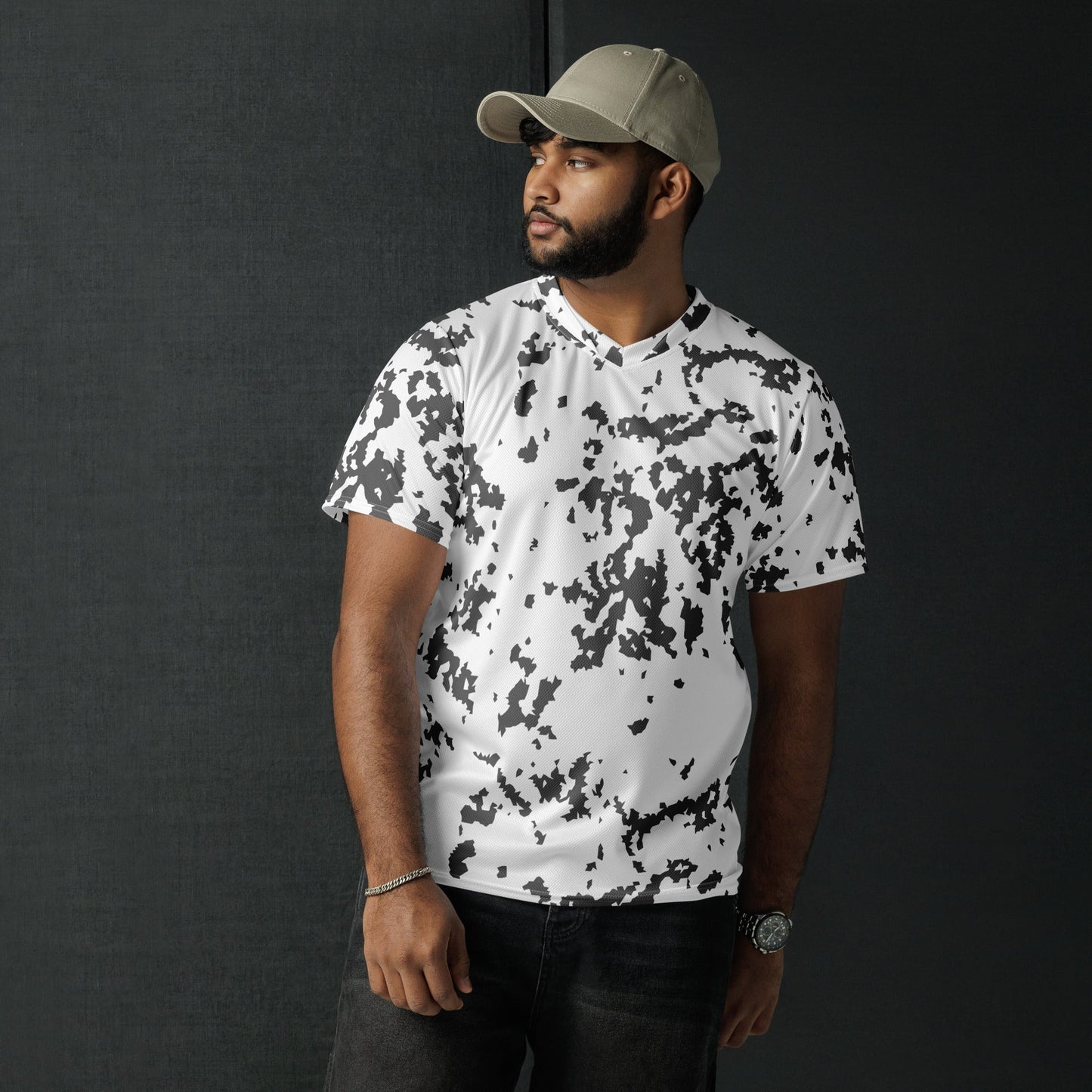 Finnish Lumikuvio Snow CAMO unisex sports jersey Sports Jerseys