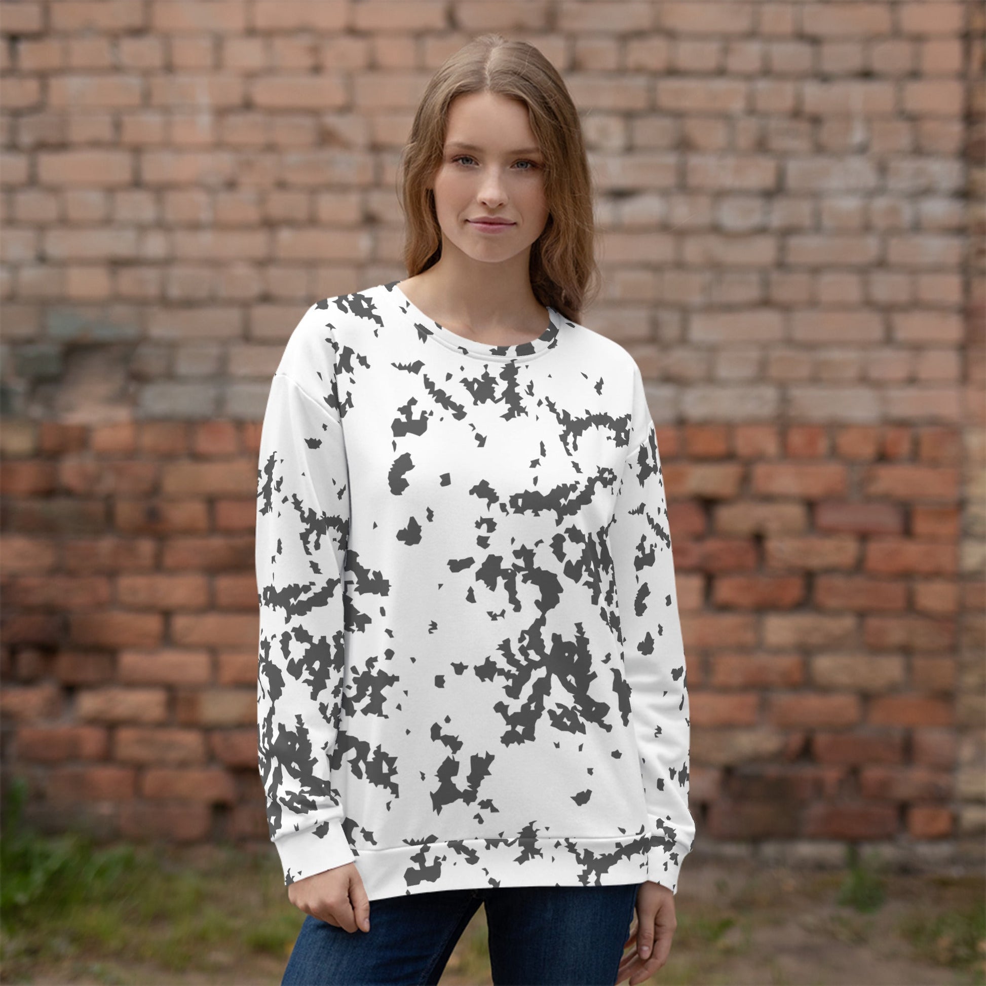 Finnish Lumikuvio Snow CAMO Unisex Sweatshirt - Sweatshirts