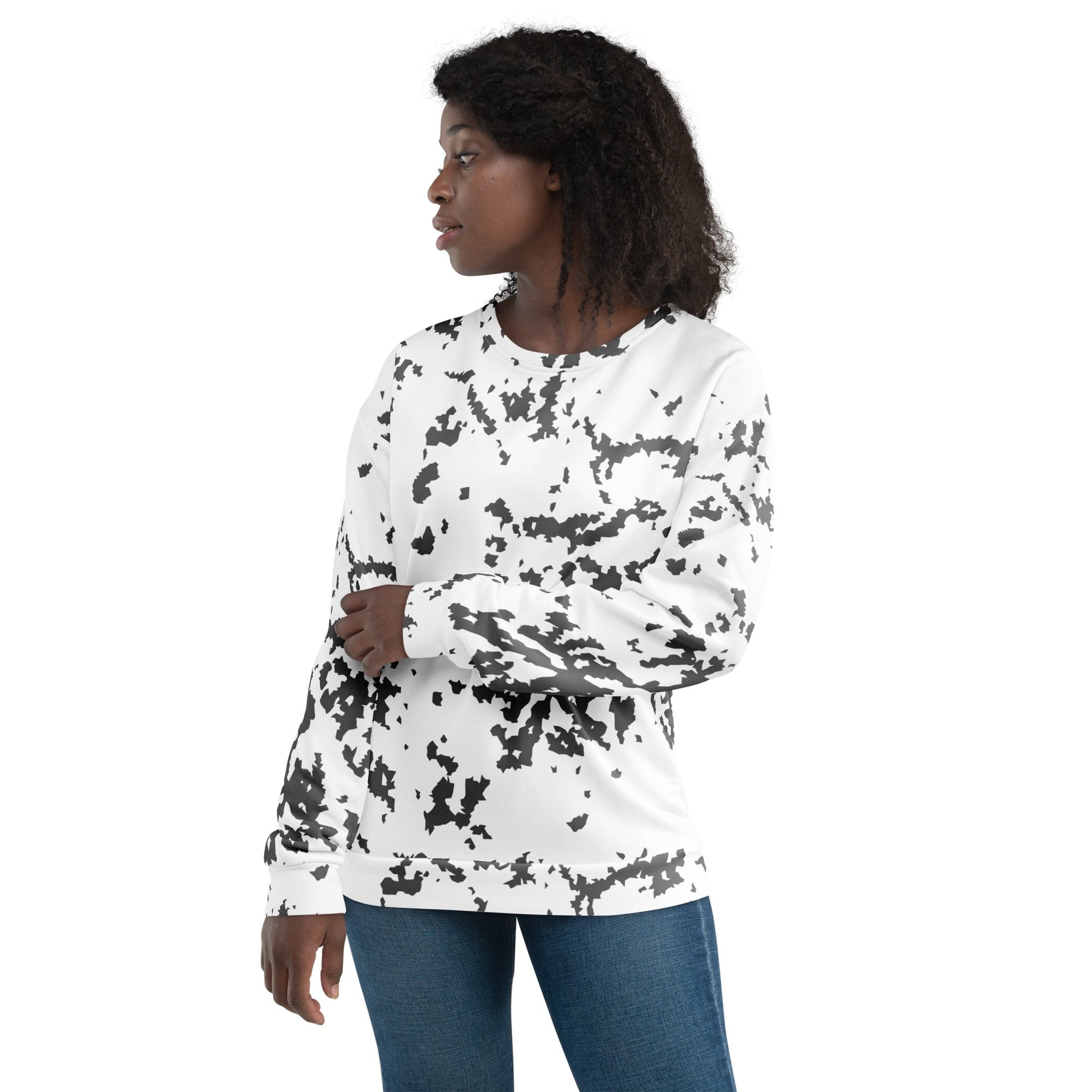 Finnish Lumikuvio Snow CAMO Unisex Sweatshirt - Sweatshirts