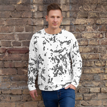 Finnish Lumikuvio Snow CAMO Unisex Sweatshirt - XS - Sweatshirts