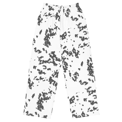 Finnish Lumikuvio Snow CAMO unisex wide leg pants 2XS Wide Pants