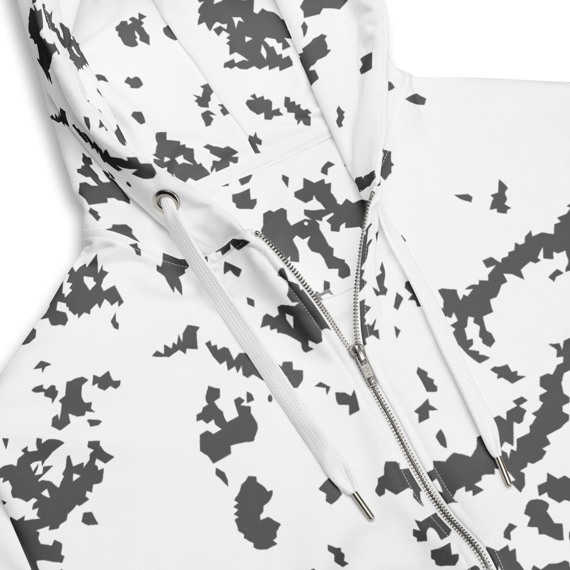 Finnish Lumikuvio Snow CAMO Unisex zip hoodie Zip Hoodies