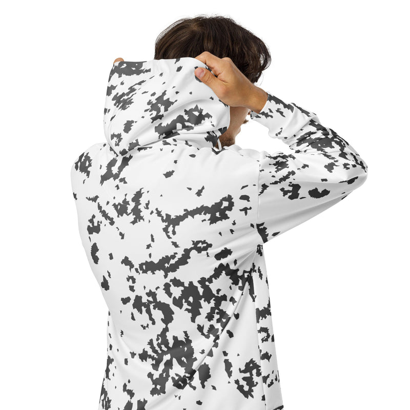 Lumikuvio Snow CAMO Unisex Zip Hoodie