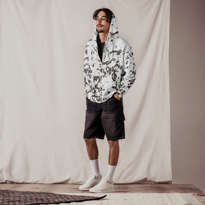 Finnish Lumikuvio Snow CAMO Unisex zip hoodie Zip Hoodies