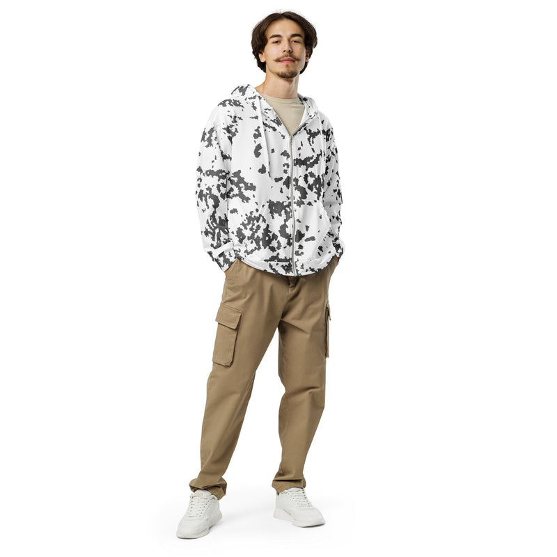 Lumikuvio Snow CAMO Unisex Zip Hoodie