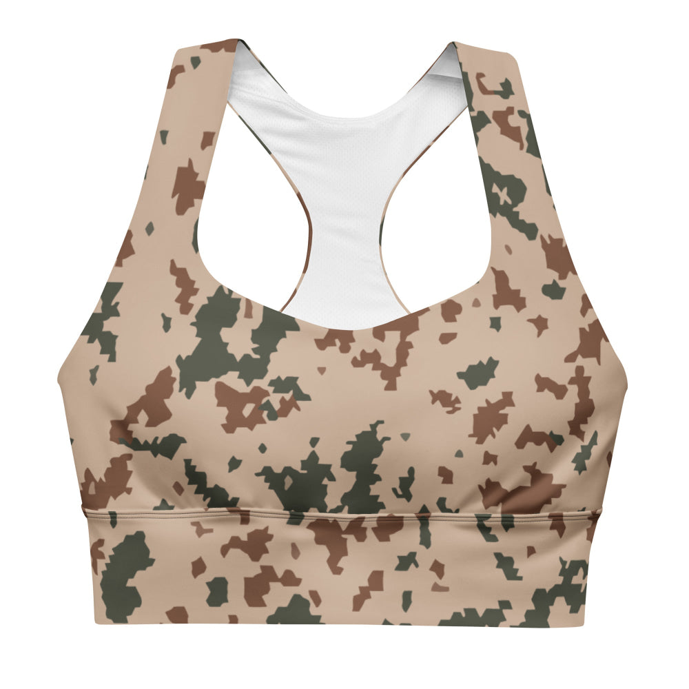 Finnish M04 Hellepuku Desert CAMO Longline sports bra - Womens Sports Bra