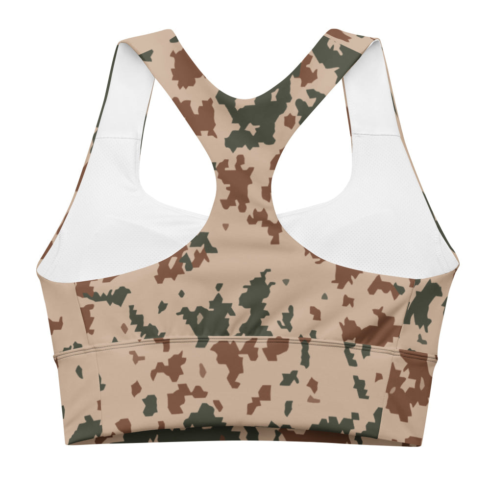 Finnish M04 Hellepuku Desert CAMO Longline sports bra - Womens Sports Bra