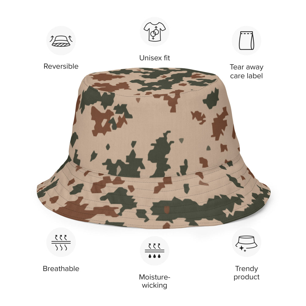 Finnish M04 Hellepuku Desert CAMO Reversible bucket hat - Bucket Hat