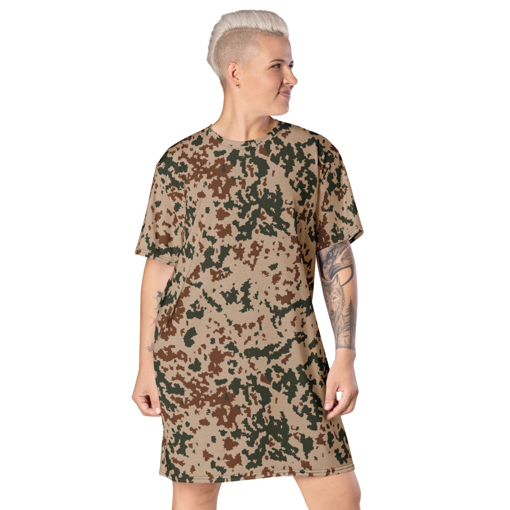 Finnish M04 Hellepuku Desert CAMO T-shirt dress - 2XS - Womens T-Shirt Dress