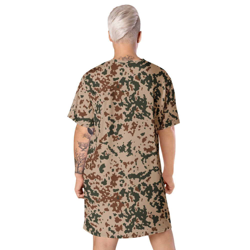 Finnish M04 Hellepuku Desert CAMO T-shirt dress - Womens T-Shirt Dress