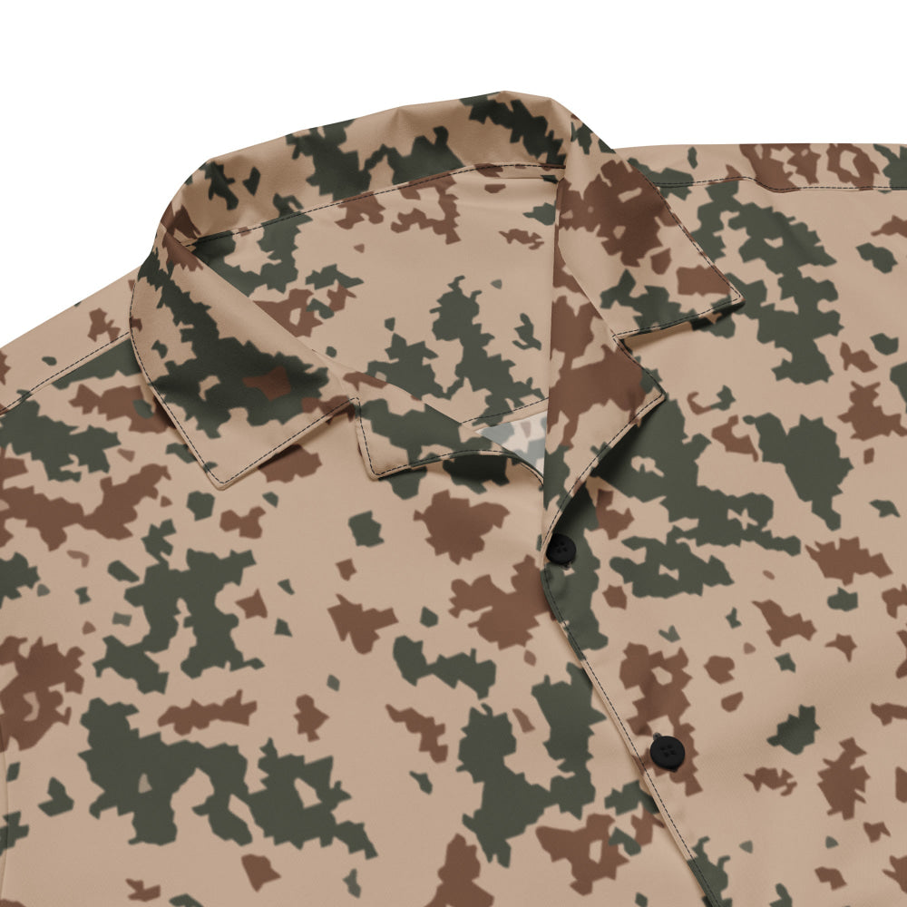 Finnish M04 Hellepuku Desert CAMO Unisex button shirt - Button Shirt