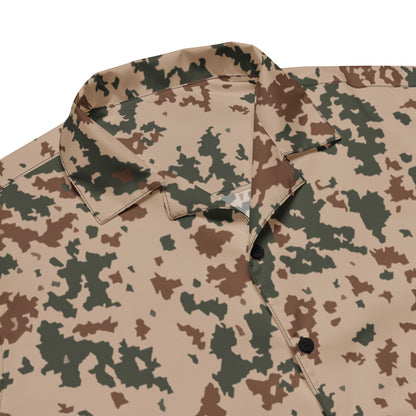 Finnish M04 Hellepuku Desert CAMO Unisex button shirt - Button Shirt