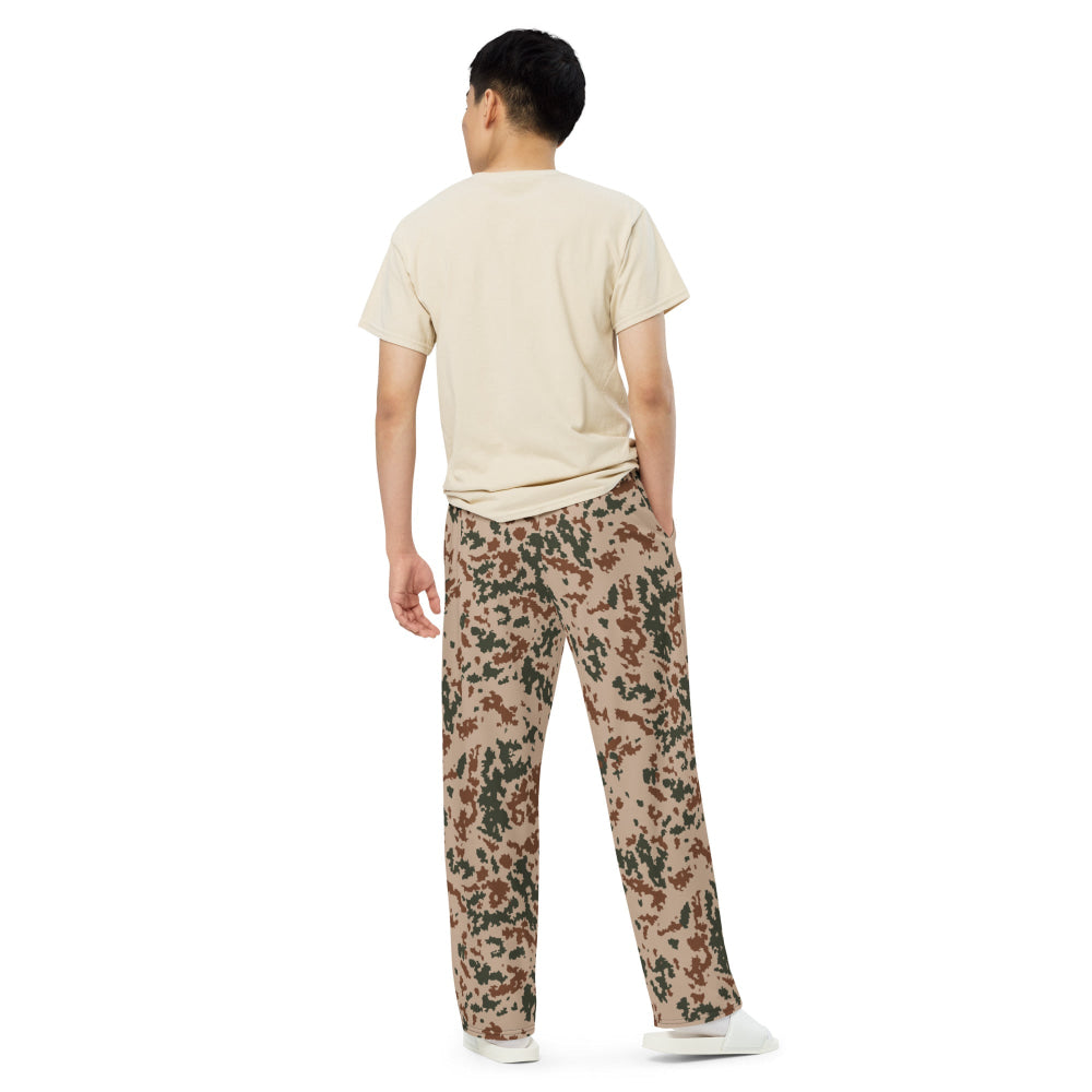 Finnish M04 Hellepuku Desert CAMO unisex wide-leg pants - Unisex Wide-Leg Pants