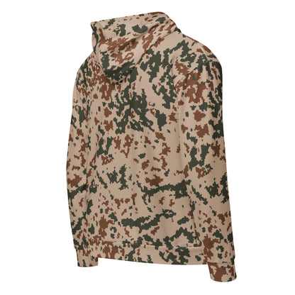 Finnish M04 Hellepuku Desert CAMO Unisex zip hoodie - Zip Hoodie