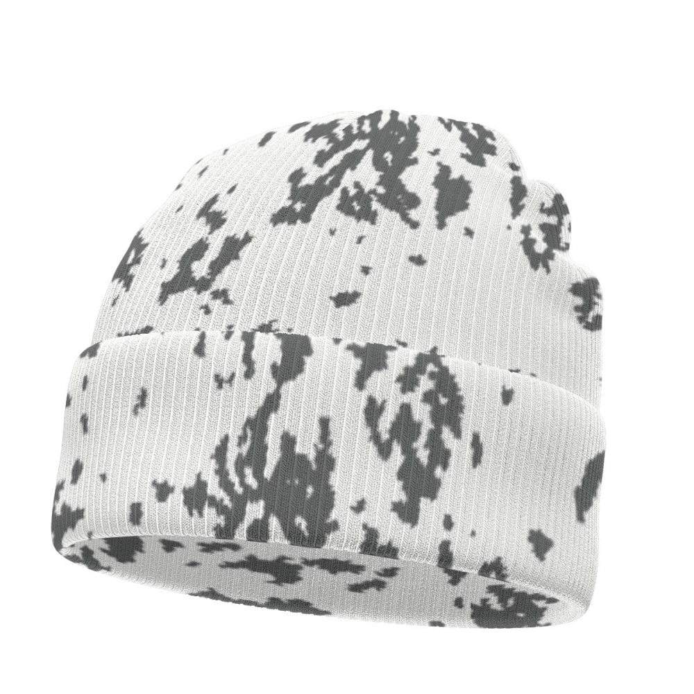 Finnish M05 Lumikuvio Snow CAMO Knitted Beanie - U / White