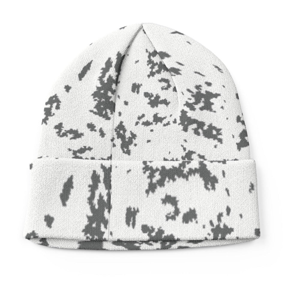 Finnish M05 Lumikuvio Snow CAMO Knitted Beanie - U / White